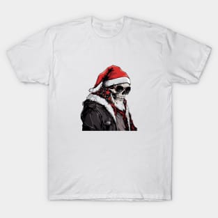 Christmas Celebration with a Skull Twist T-Shirt